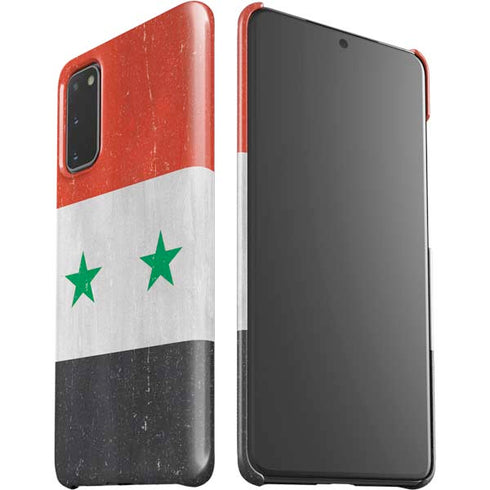 Syria Flag Distressed Galaxy S20 Lite Case